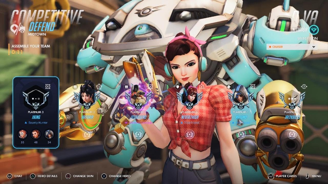 Overwatch Solo queue Rank with a goated Ana