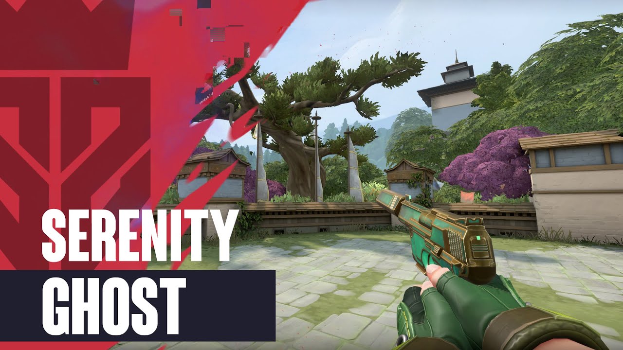 Serenity Ghost Skin Showcase [4K] - Valorant Battlepass Skins