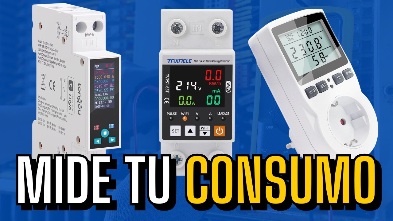 🔥 Los 7 mejores MEDIDORES DE CONSUMO ELÉCTRICO BARATOS de Amazon [2026] Wifi, Energía