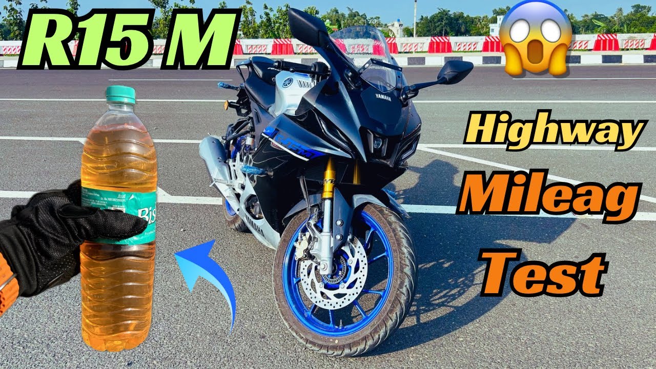 Yamaha R15M Mileage Test | R15 M Mileage Test 2024