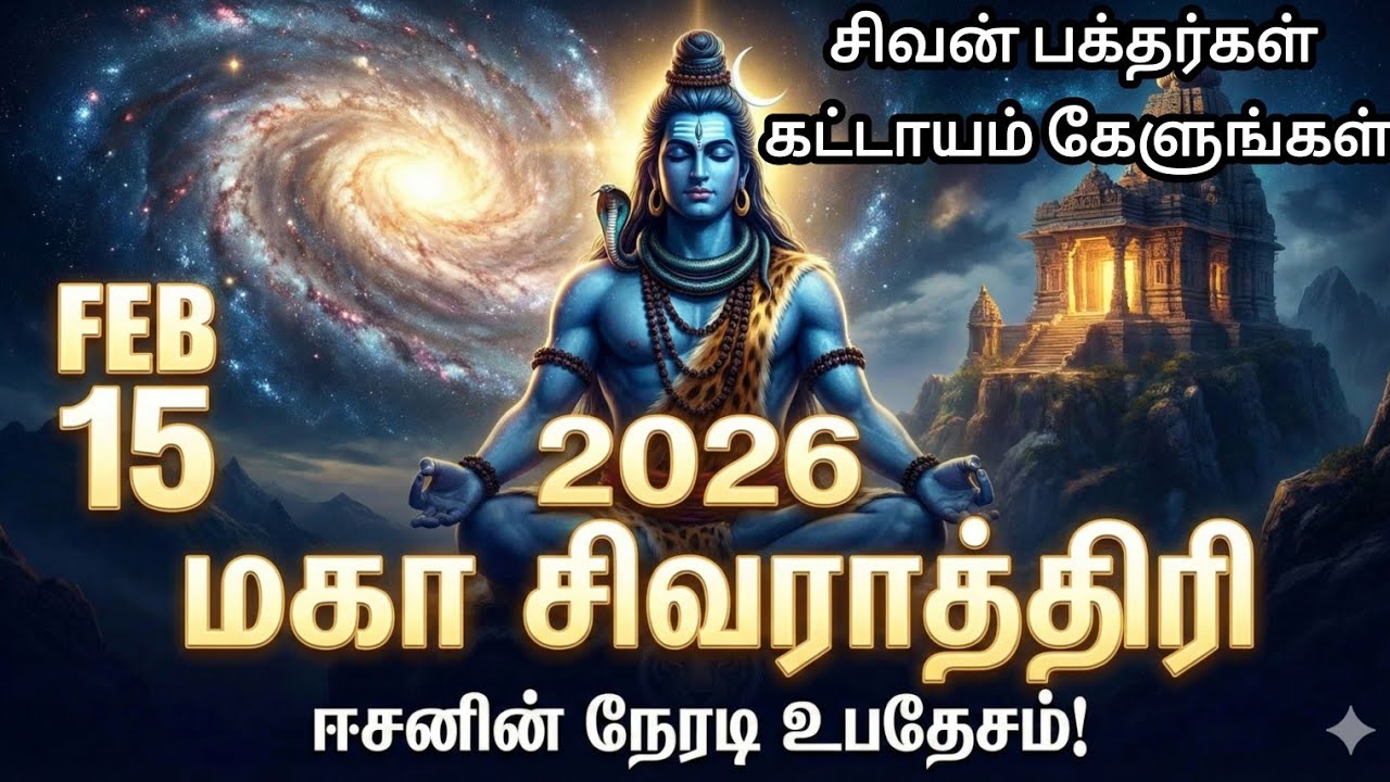2026 மகா சிவராத்திரி: ஈசனின் நேரடி குரல்! என் பிள்ளையே இதைக் கேள்!