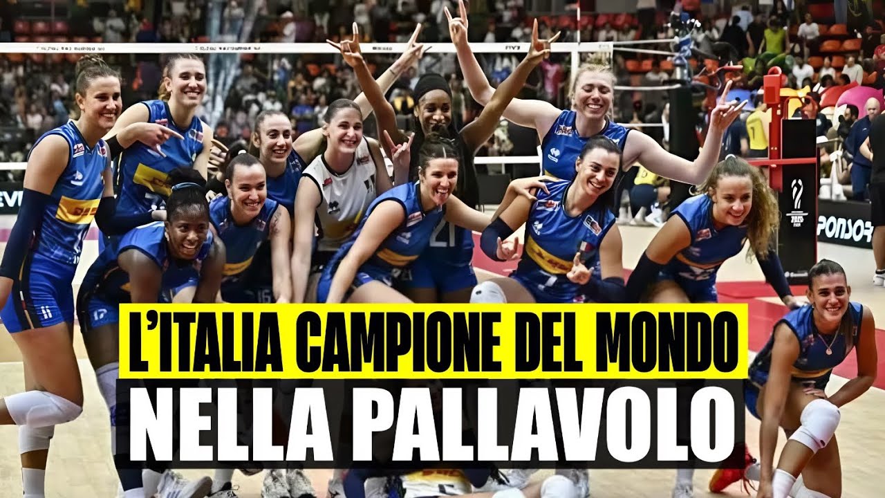 ITALIA CAMPIONE DEL MONDO NELLA PALLAVOLO: PIEGATA LA TURCHIA 3-2! IMPRESA STORICA