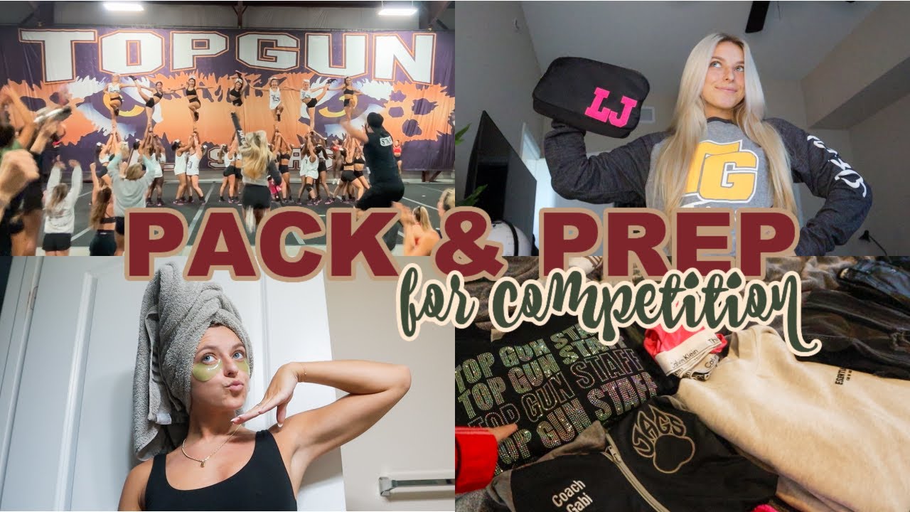 VLOGMAS DAY 8: pack and prep for a cheer competition