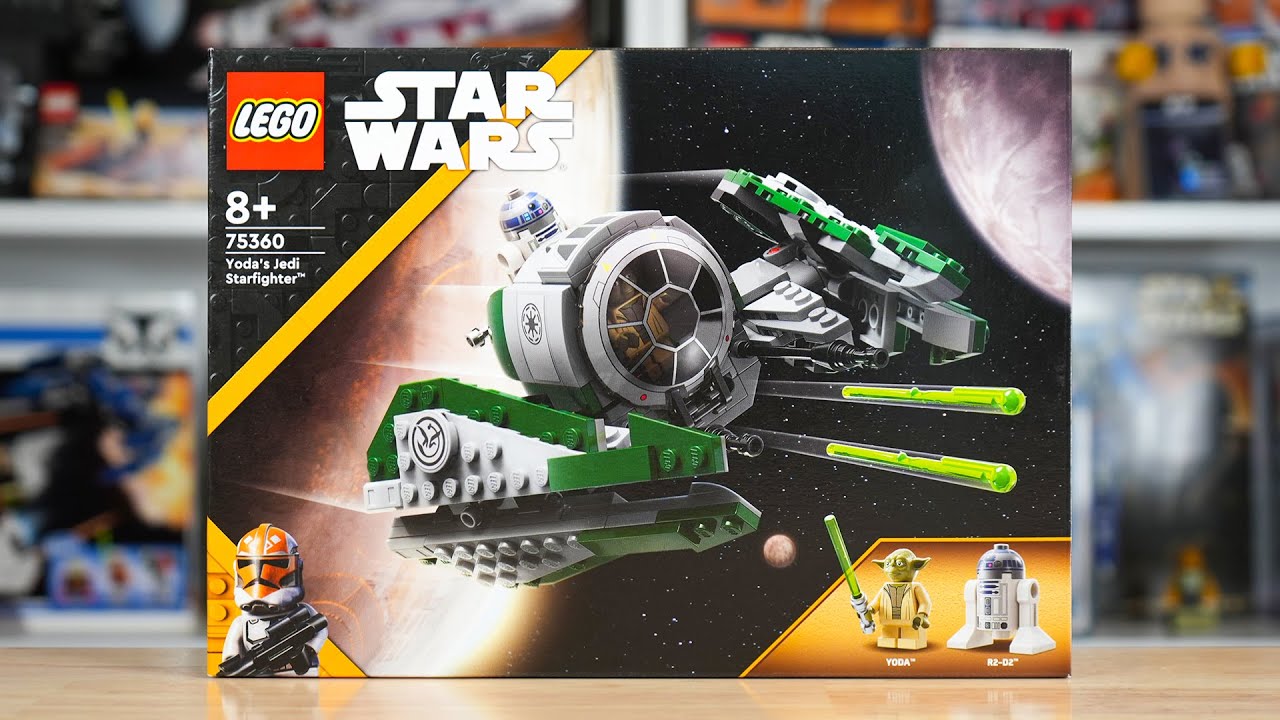 Обзор набора LEGO Star Wars 75360 «Истребитель джедаев Йоды»! (2023)