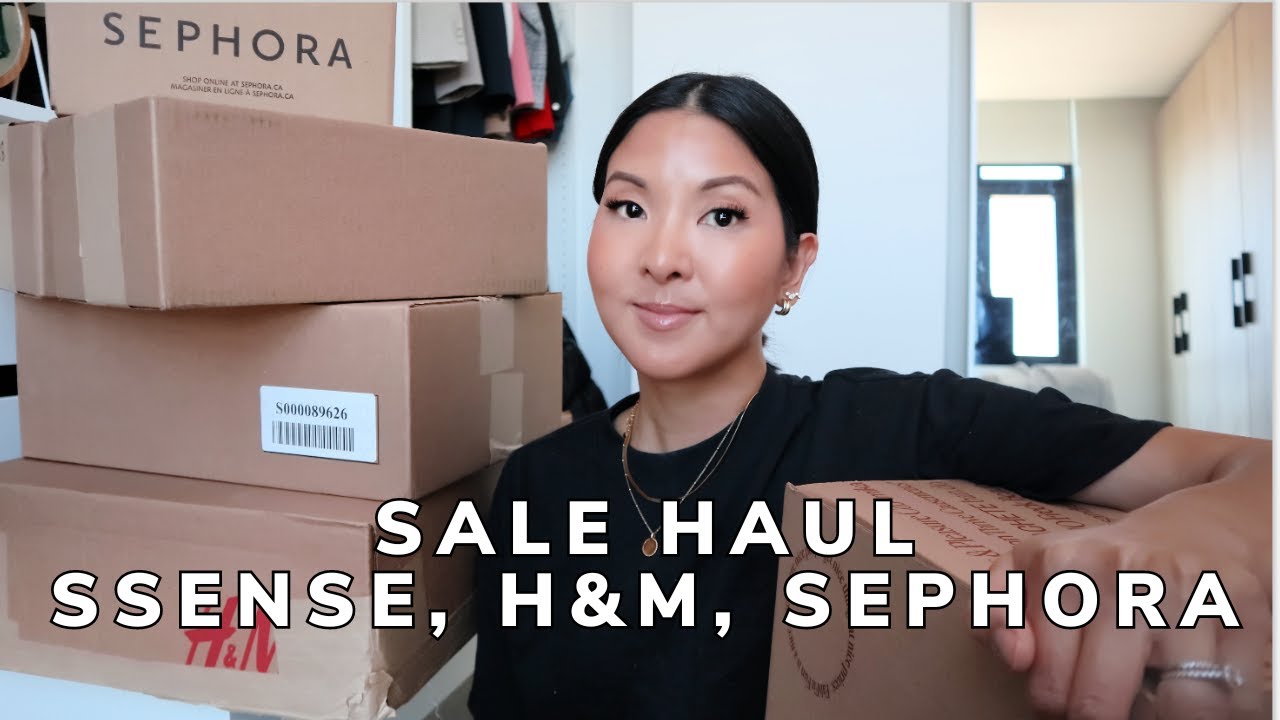 SALE HAUL | SSENSE, H&M, SEPHORA, FABFITFUN