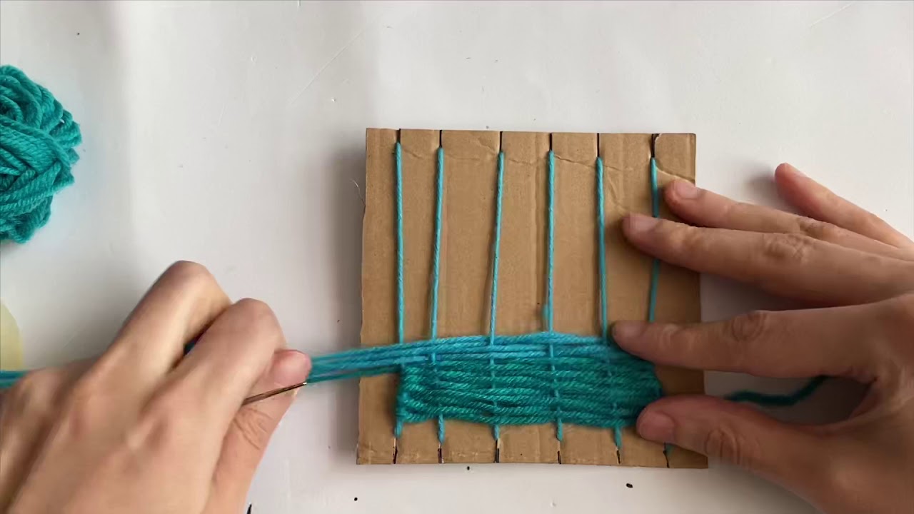 قاعده كوب باستخدام النسيج