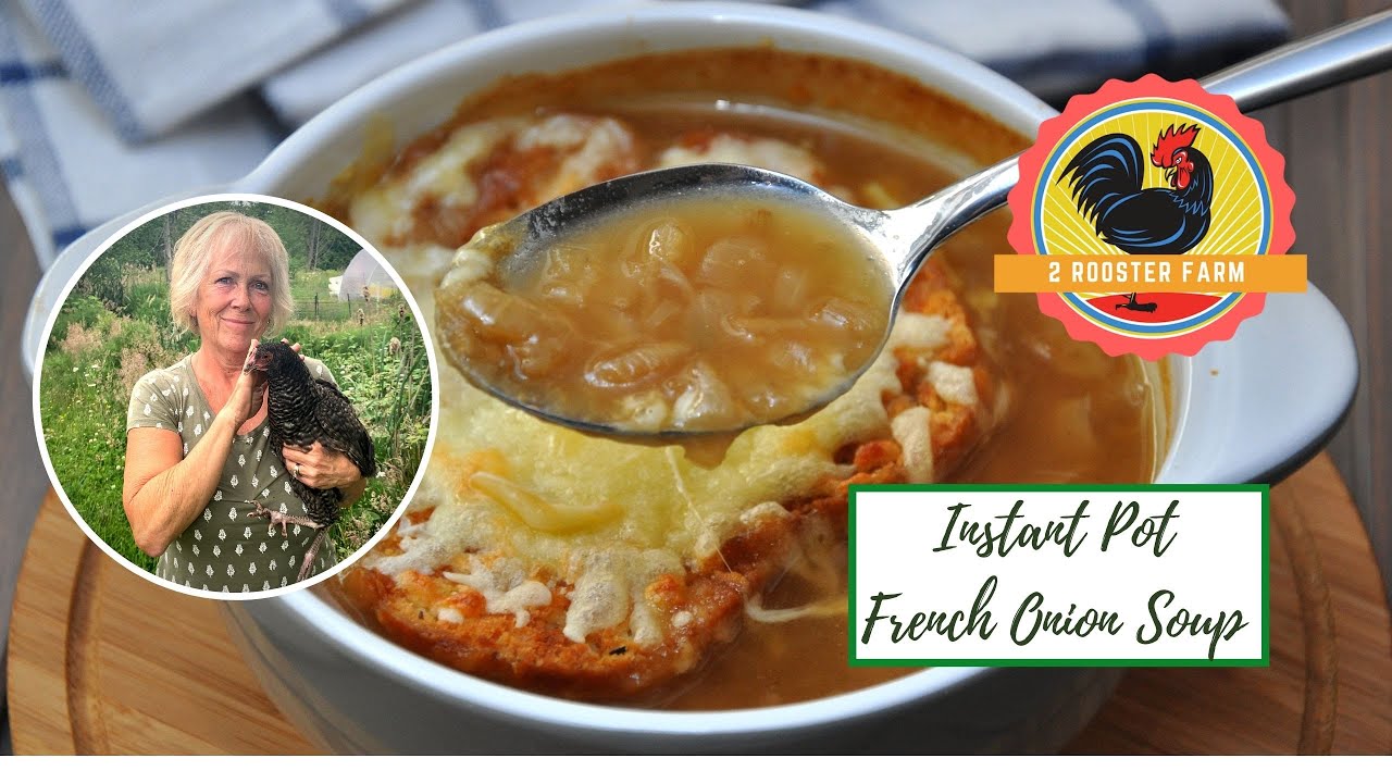 Instant Pot French Onion Soup - Make at home -  Restaurant quality soup!