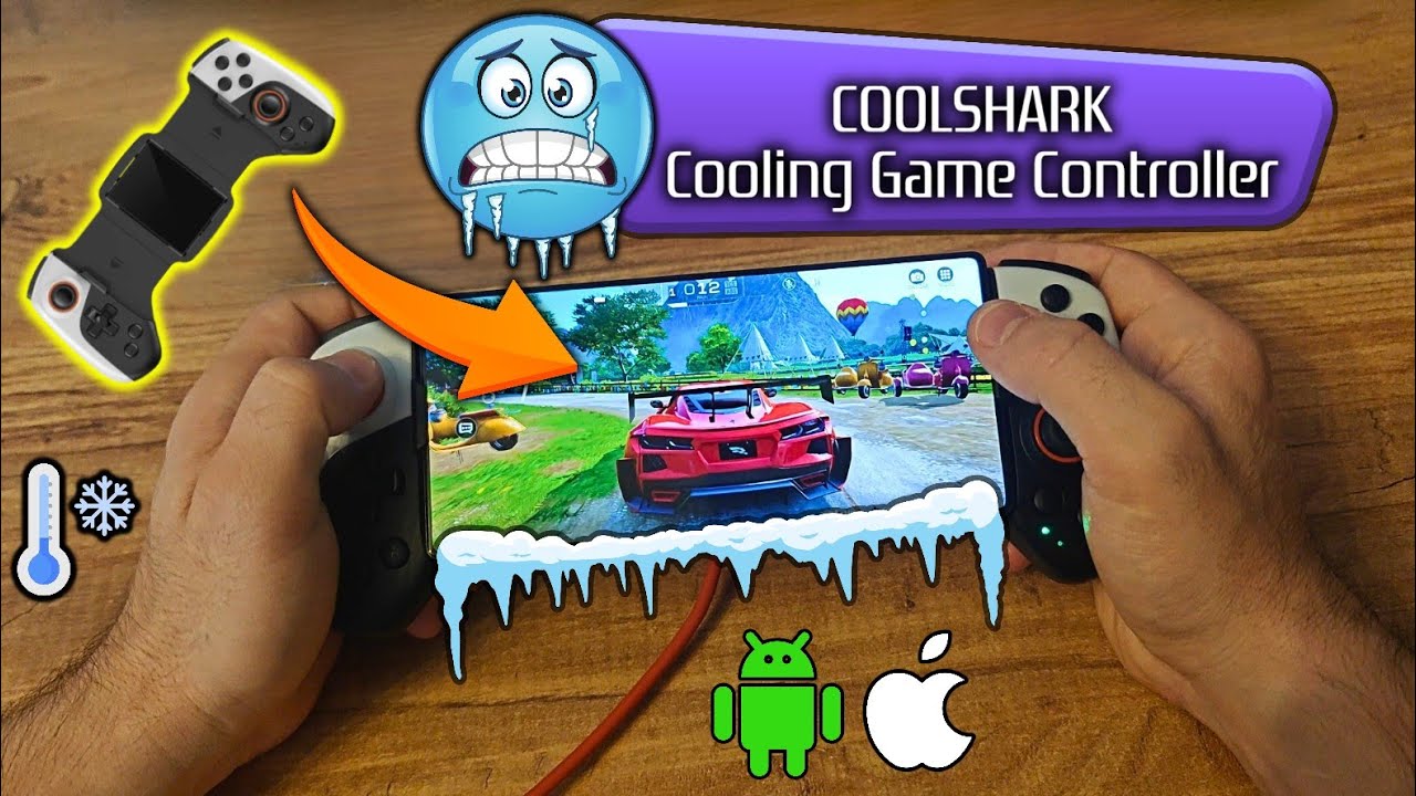 Охлаждающий игровой контроллер COOLSHARK 🥶 Игровой процесс следующего уровня 🔥🔥🔥