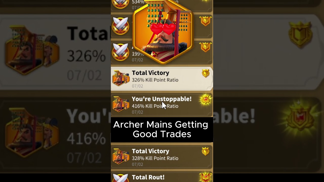 Archers Trading INSANE! | #riseofkingdoms