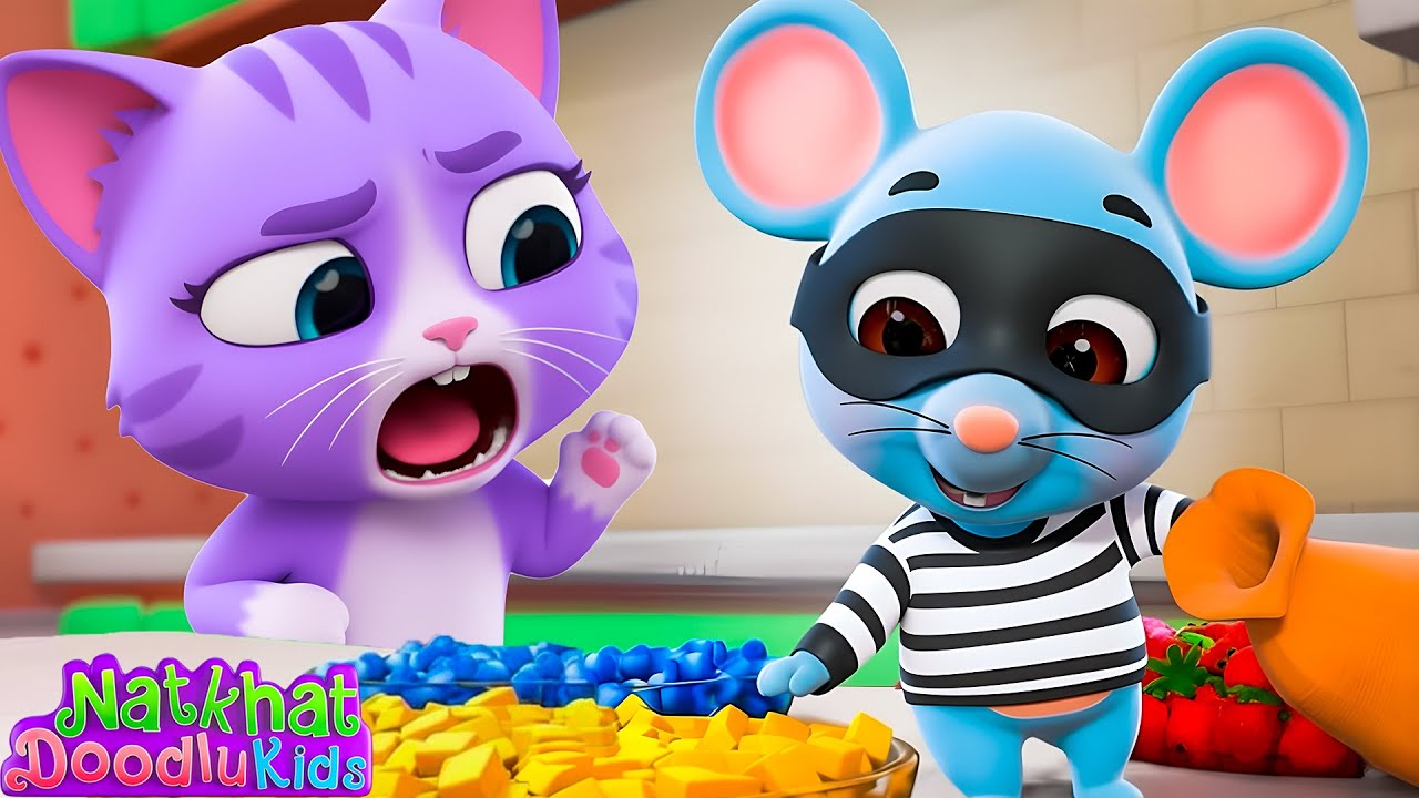 Do Chuhe the | Meow Meow Billi Karti | Chuhe Ko BuKhar Hai | Hindi Nursery Rhymes & Kids song