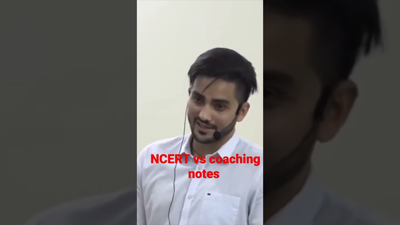 ncert vs coaching notes by Ravi Kumar Sihag rank 18 cse 