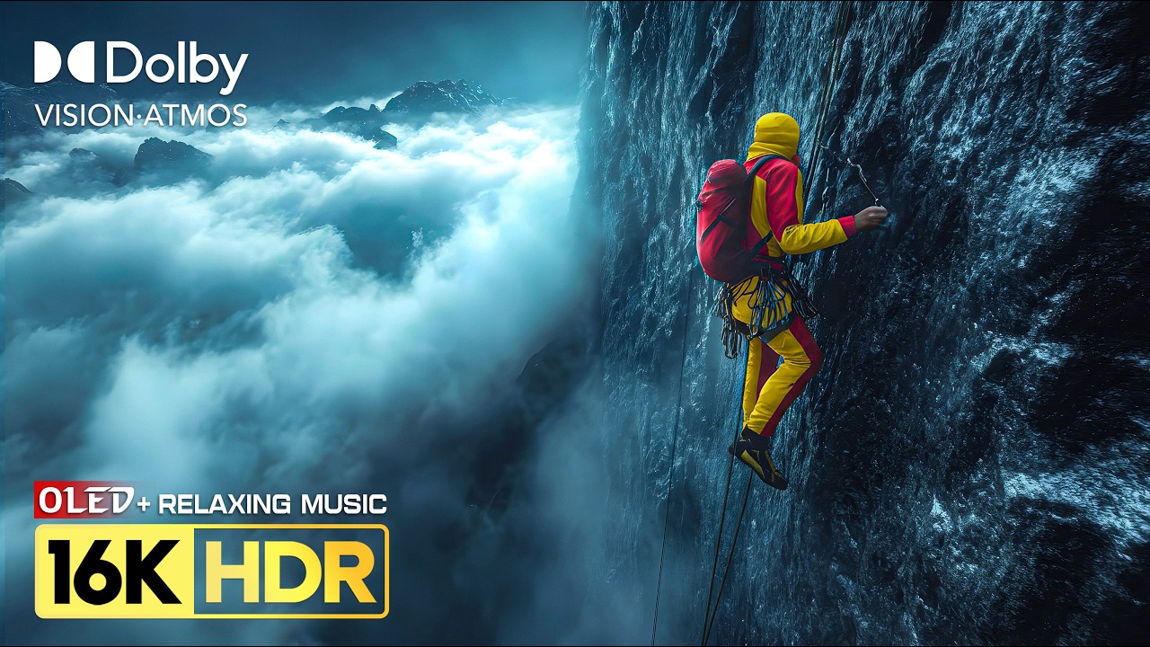No one believes it: Incredible 16K Dolby Vision HDR 120FPS | Relaxing Music (8K/4K Video TV)