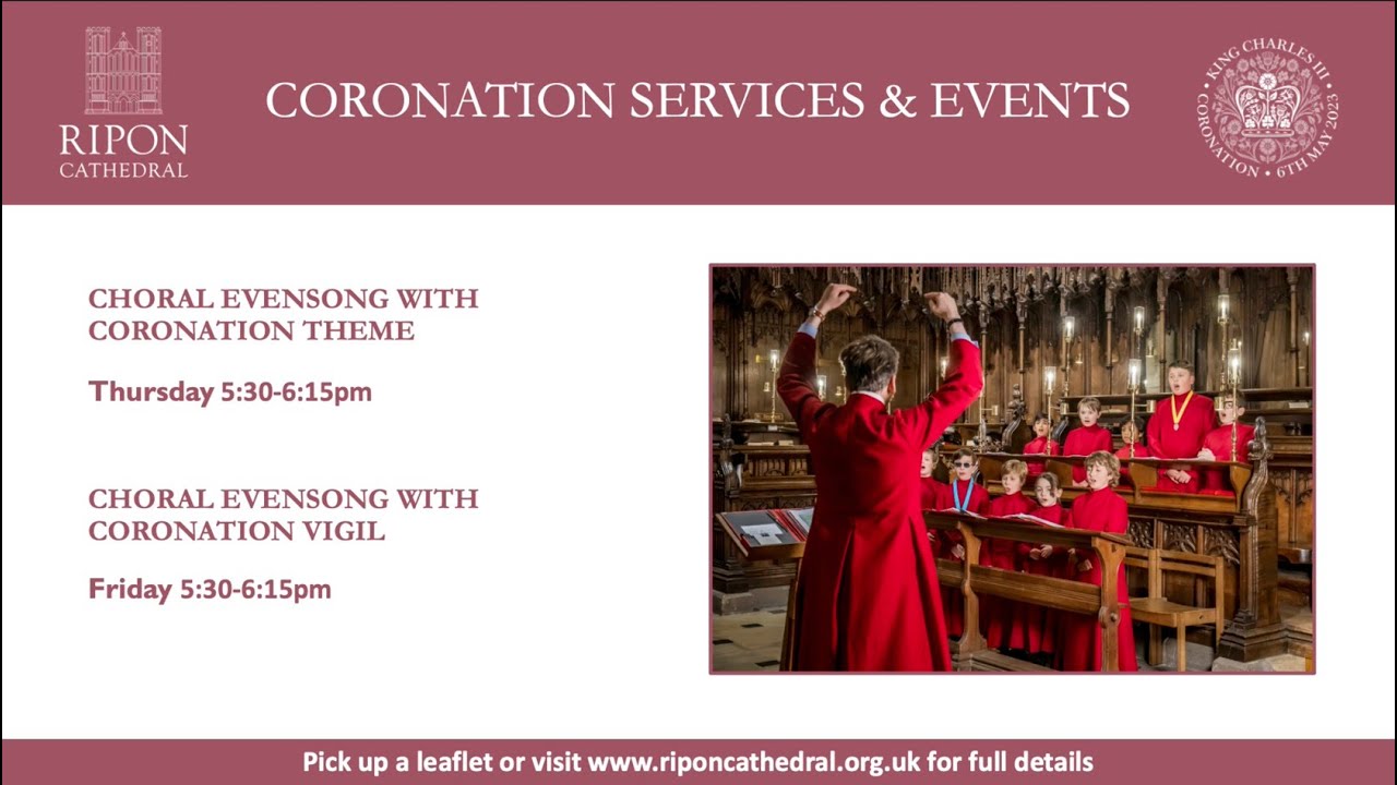 Evensong from Ripon Cathedral 5th May 2023