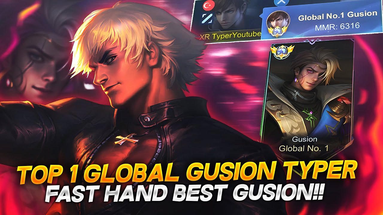 TOP 1 GLOBAL GUSION TYPER FAST HAND BEST GUSION!!