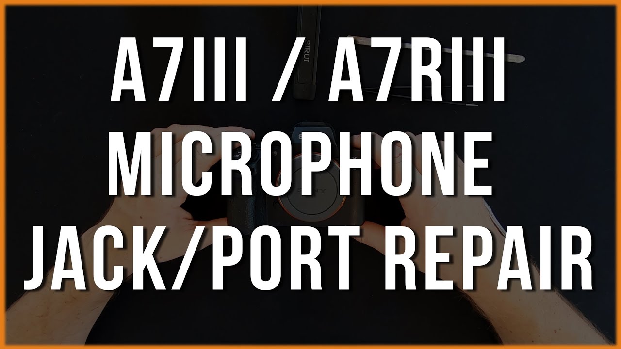 How to fix A7iii broken mic port | Sony a73  teardown