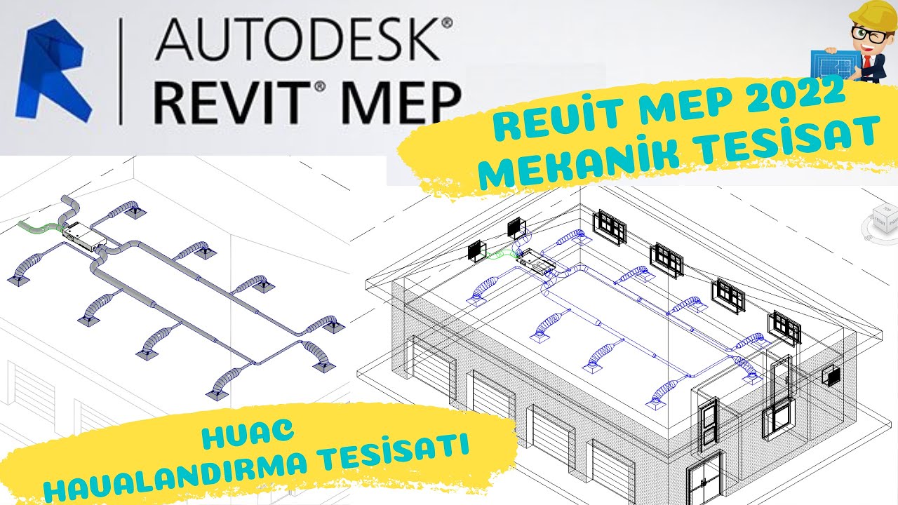 Revit MEP 2022 Mekanik / Havalandırma(HVAC) Tesisatı / Beginner HVAC in Revit Tutorial #02