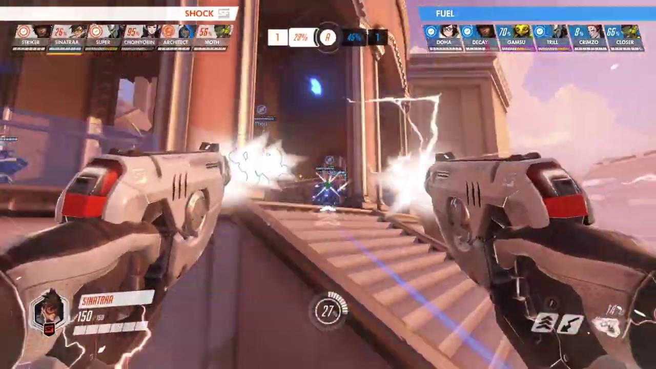 SINATRAA TRACER POV | San Fransisco Shock Vs. Dallas Fuel | All the moments as Tracer