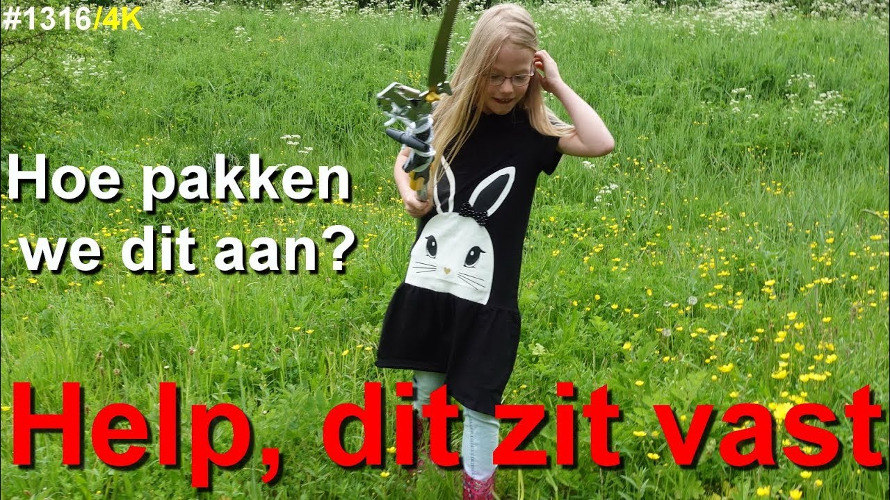 HELP....Vishengel zit vast in het RIET. Hoe gaan we deze nu los maken.  #1316
