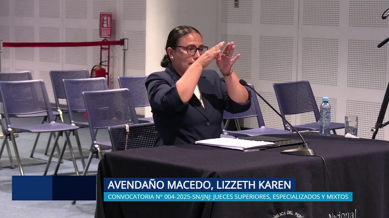 #Envivo | Convocatoria N.°004-2025-SN/JNJ (Grupo 2): Entrevistas Personales 17-02-2026