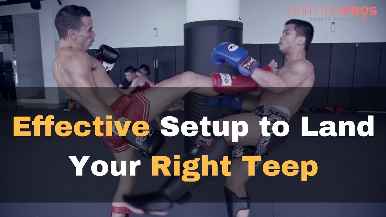 Setting Up Your Muay Thai Teep with a Right Kick Fake