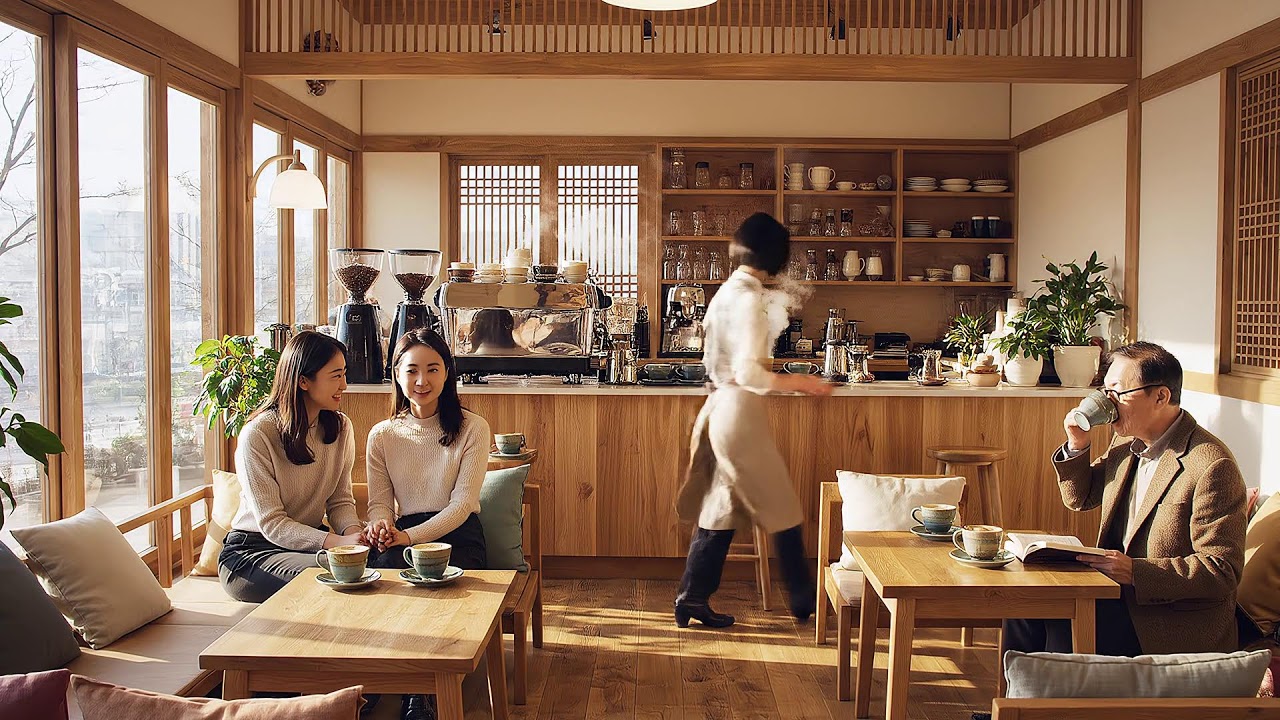 봄의 감성을 담은 커피하우스 재즈 ☕🌸🎷
