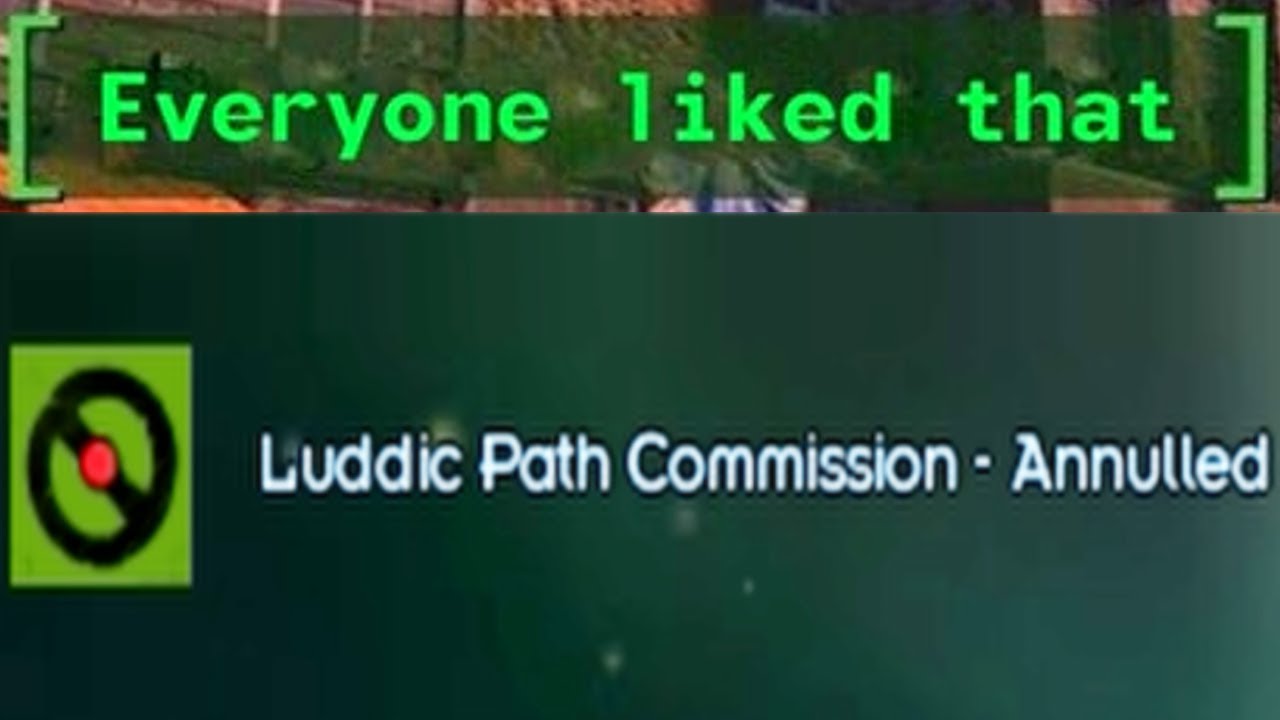 how to get kicked out of the luddic path