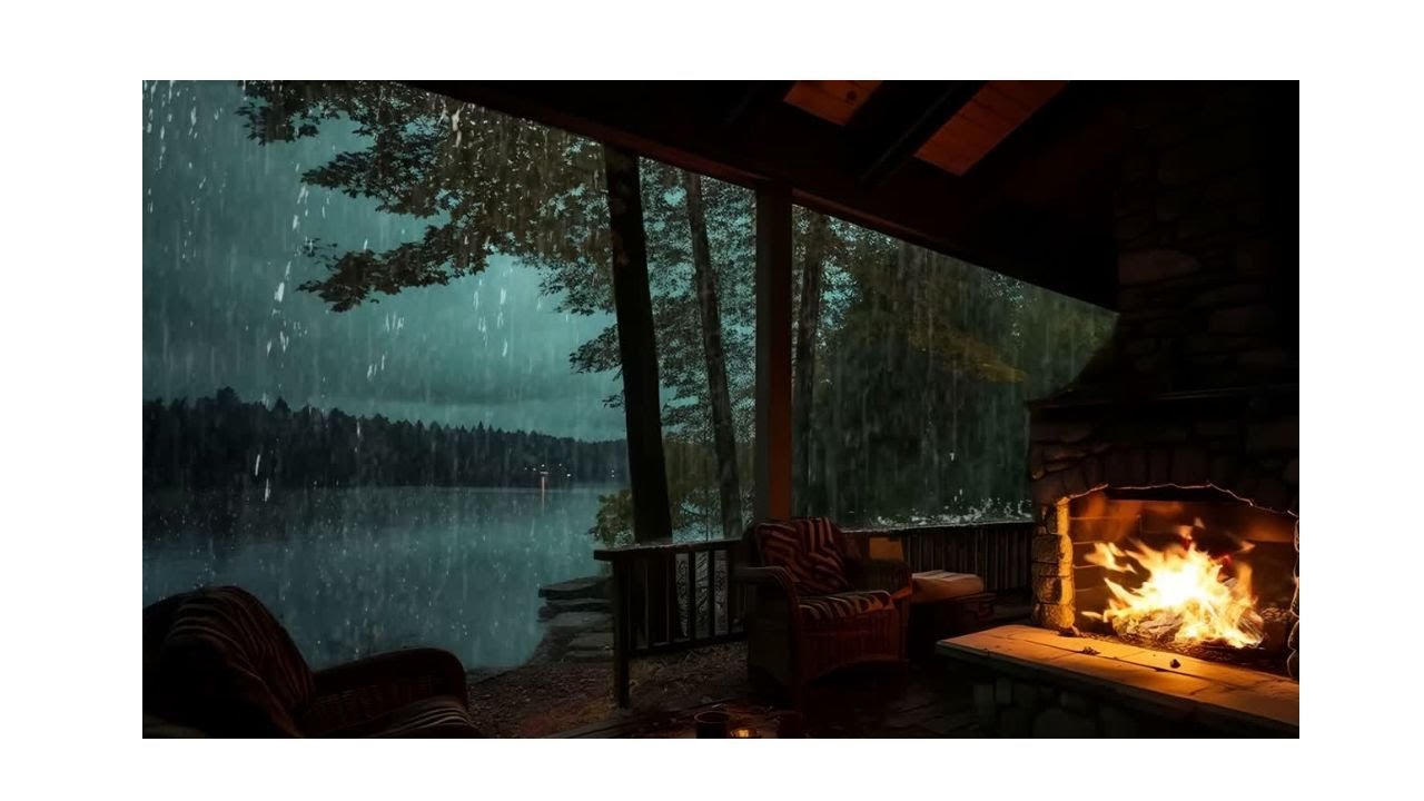 This Rainy Cabin Night Feels Too Real…