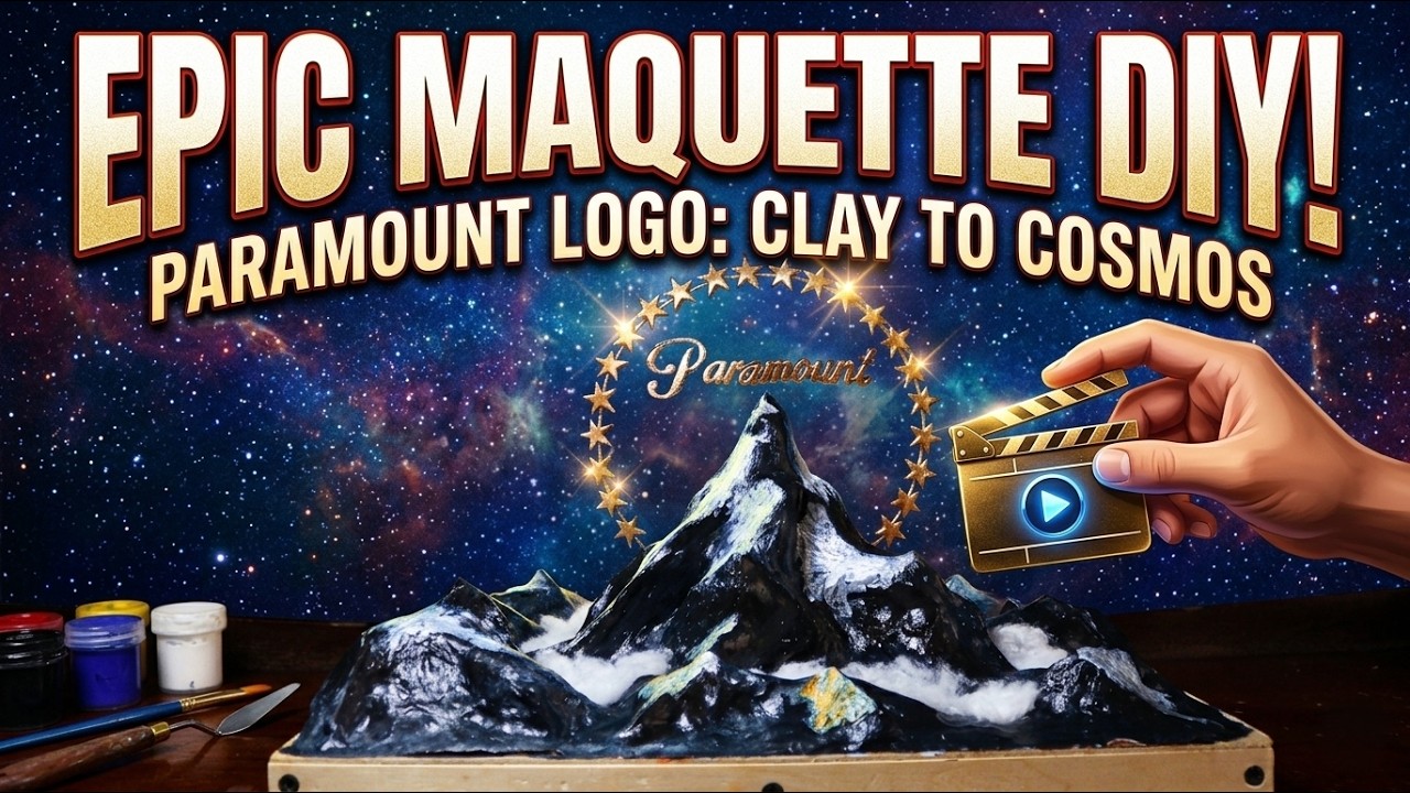 Paramount Pictures Logo Diorama / Sculpting | Timelapse
