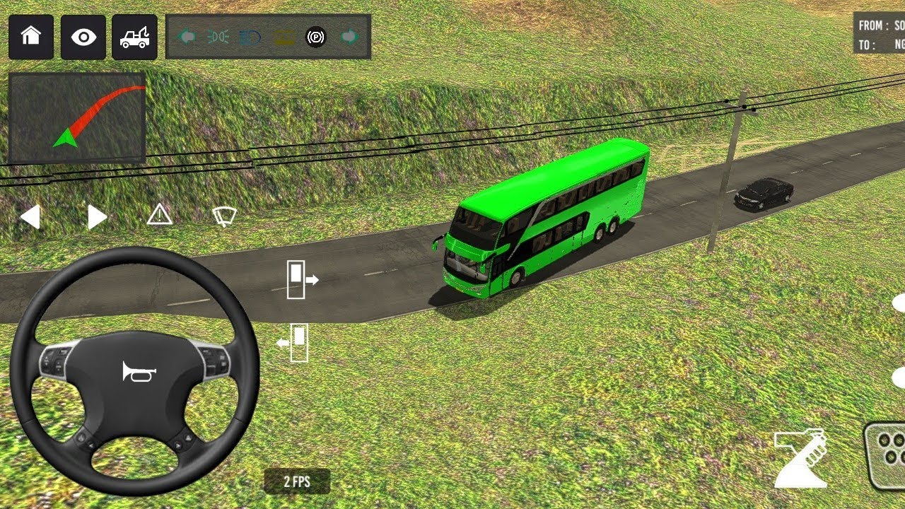 Indonesia! Bus Simulator game/Euro coach bus simulator indonesia #busgame #drivinggame