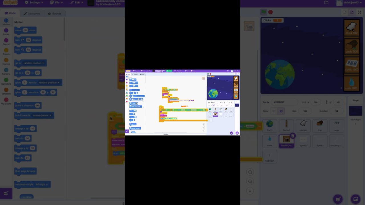 I Made a Scratch Clicker Game 🖱️🔥 | ZonxScratch Tutorial #scratch #shorts