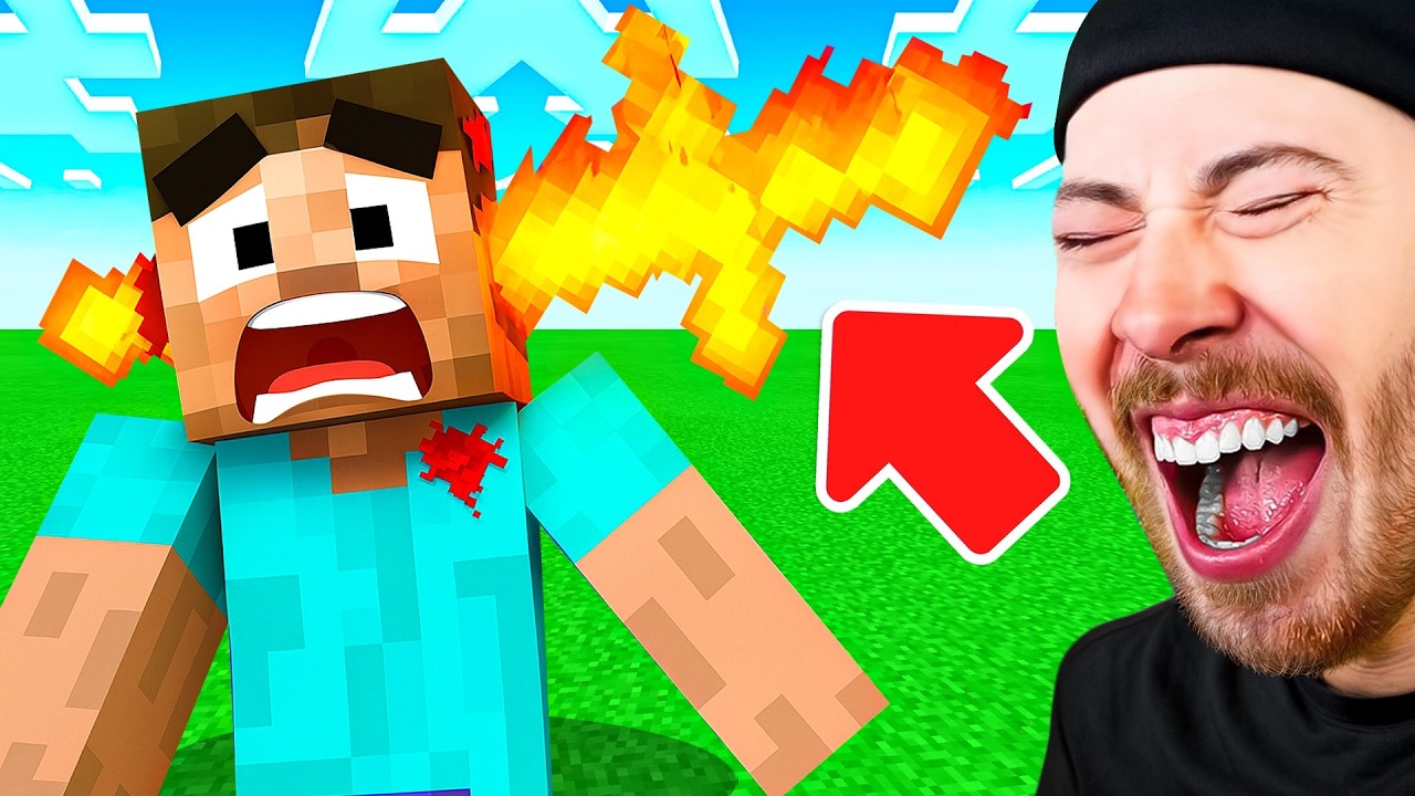 Minecraft Steve VS GOD SWORD! *FUNNY ANIMATIONS*