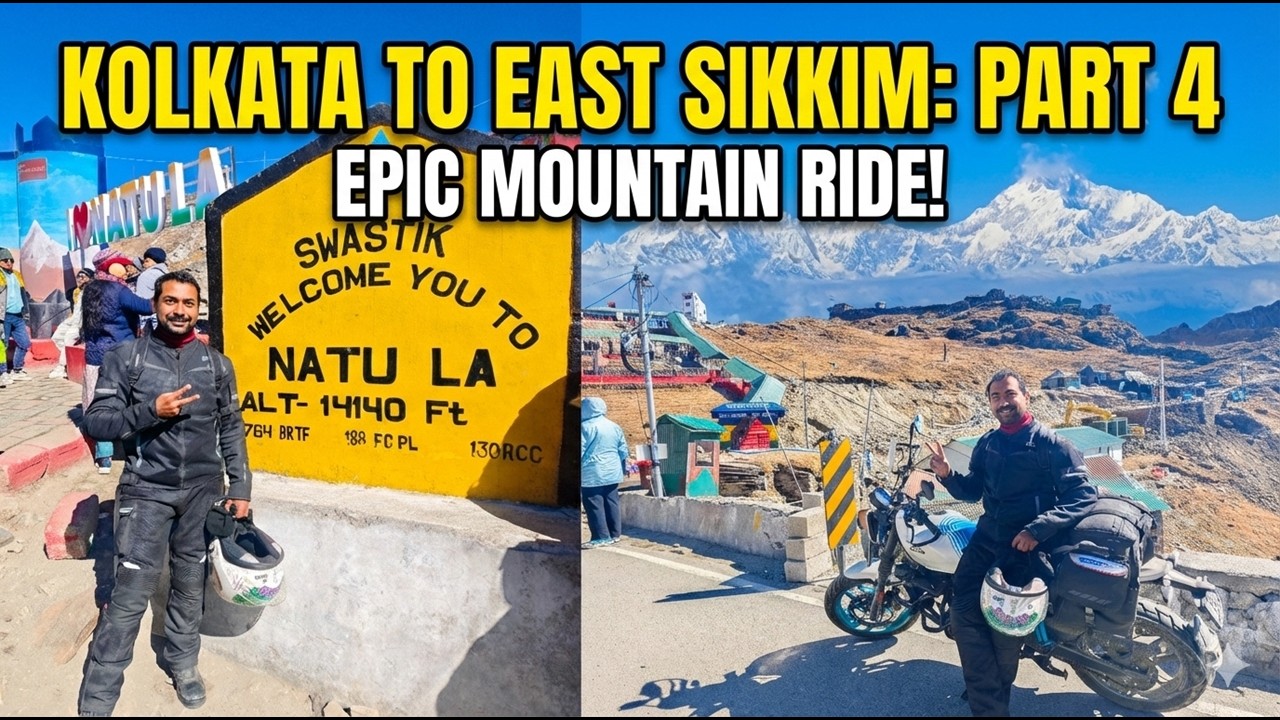 Kolkata to Sikkim Bike Ride | Gnathang to Gangtok | Part 4 | #guerrilla450  #sikkim2025