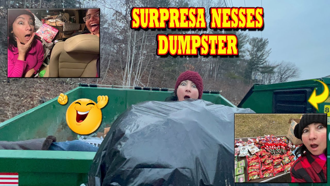 Surpresas nesse #dumpsterdiving
