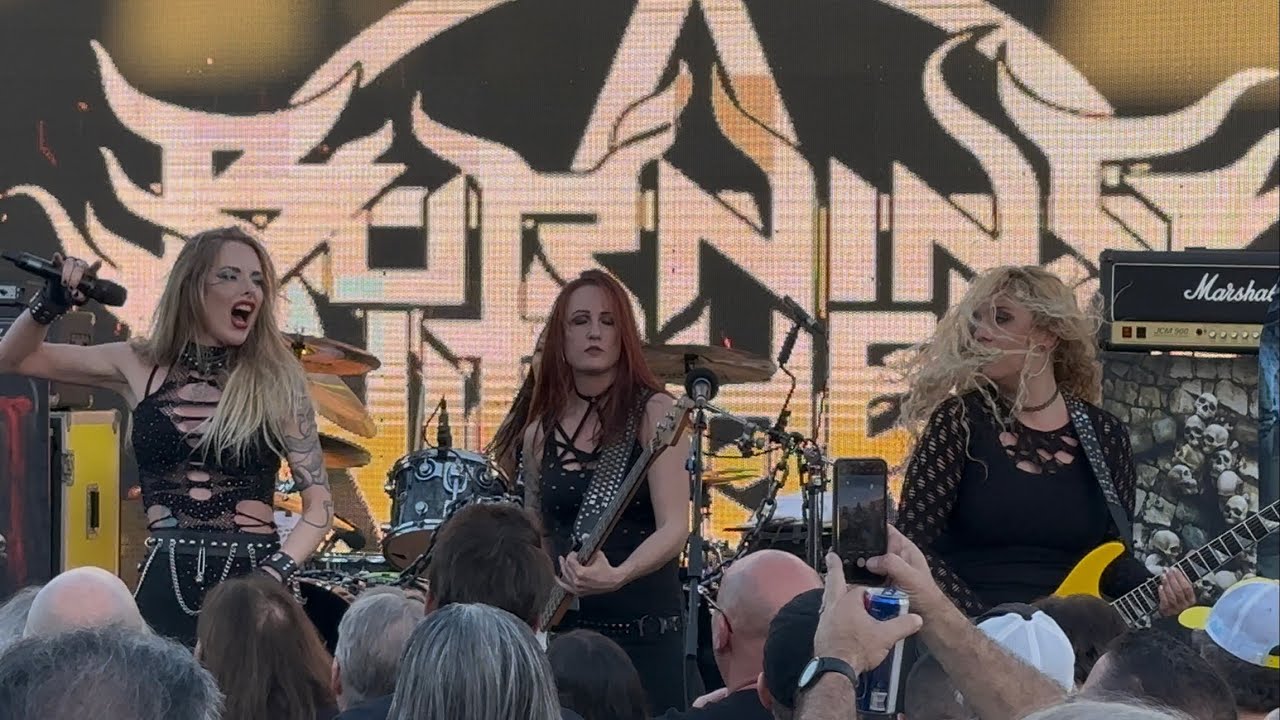 Burning Witches - Black Widow, 3-12-2025 on The Monsters of Rock Cruise.