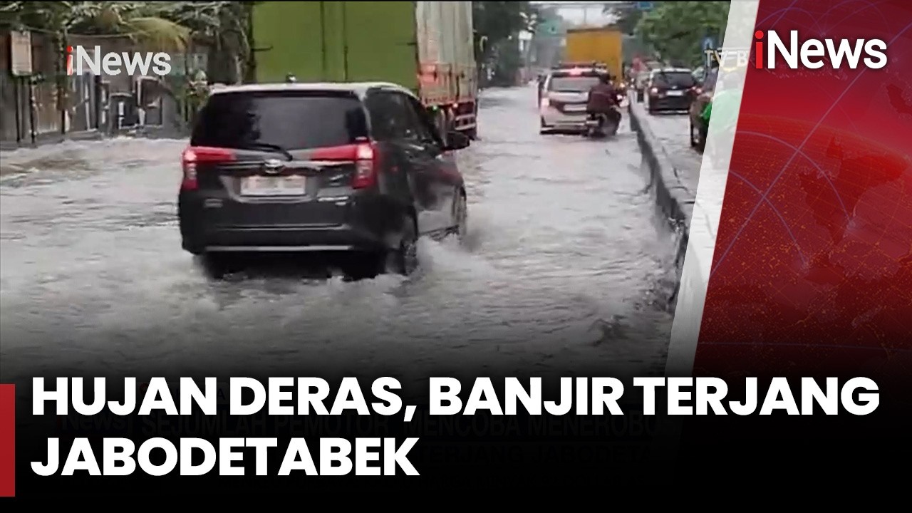 Banjir Meluas di Jabodetabek Usai Hujan Deras Semalaman | iNews Siang (8/3)