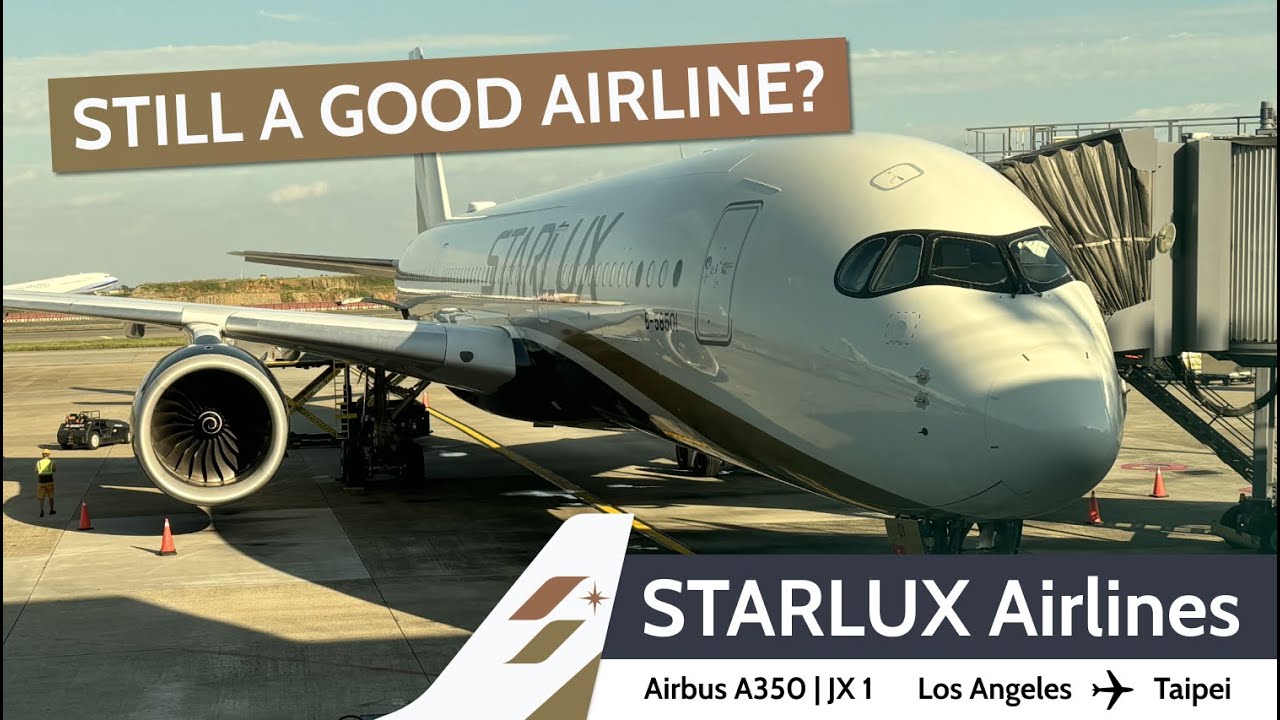 TRIP REPORT | Starlux Airlines' flagship Airbus A350 from Los Angeles to Taipei in Economy Class!
