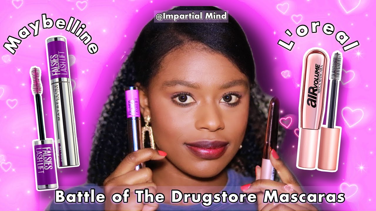 ✨NEW L'Oreal Paris Air Volume Mega Mascara VS Maybelline Falsies Lash Lift Mascara Demo + Review✨