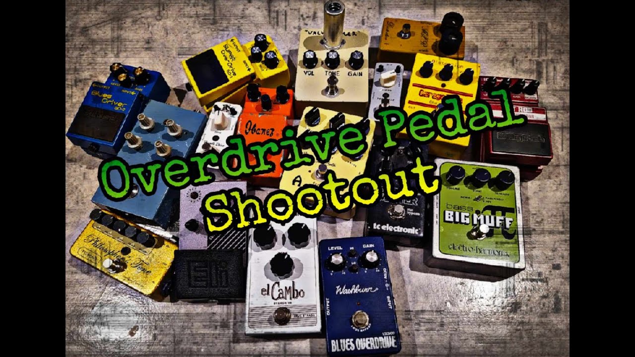 Testing 17 different Overdrive Pedals!