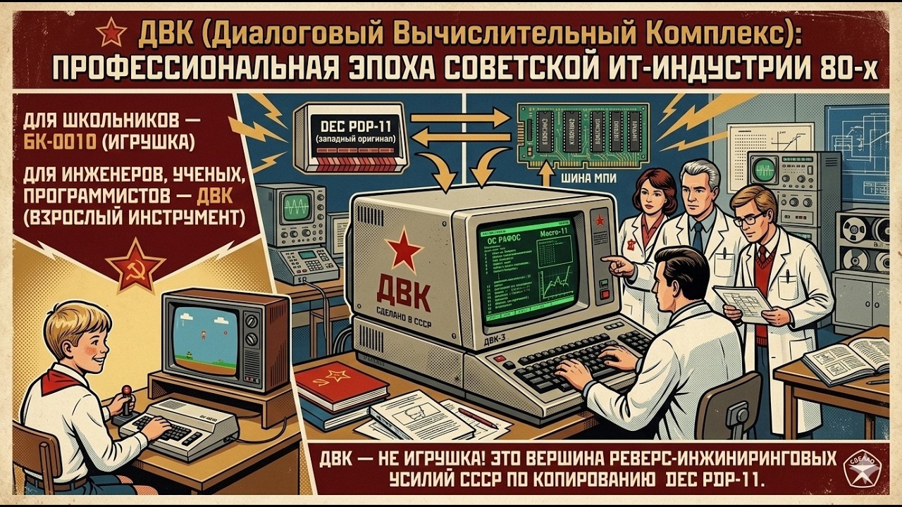Вычислительный комплекс ДВК это не просто компьютер а целая эпоха советской ИТ индустрии