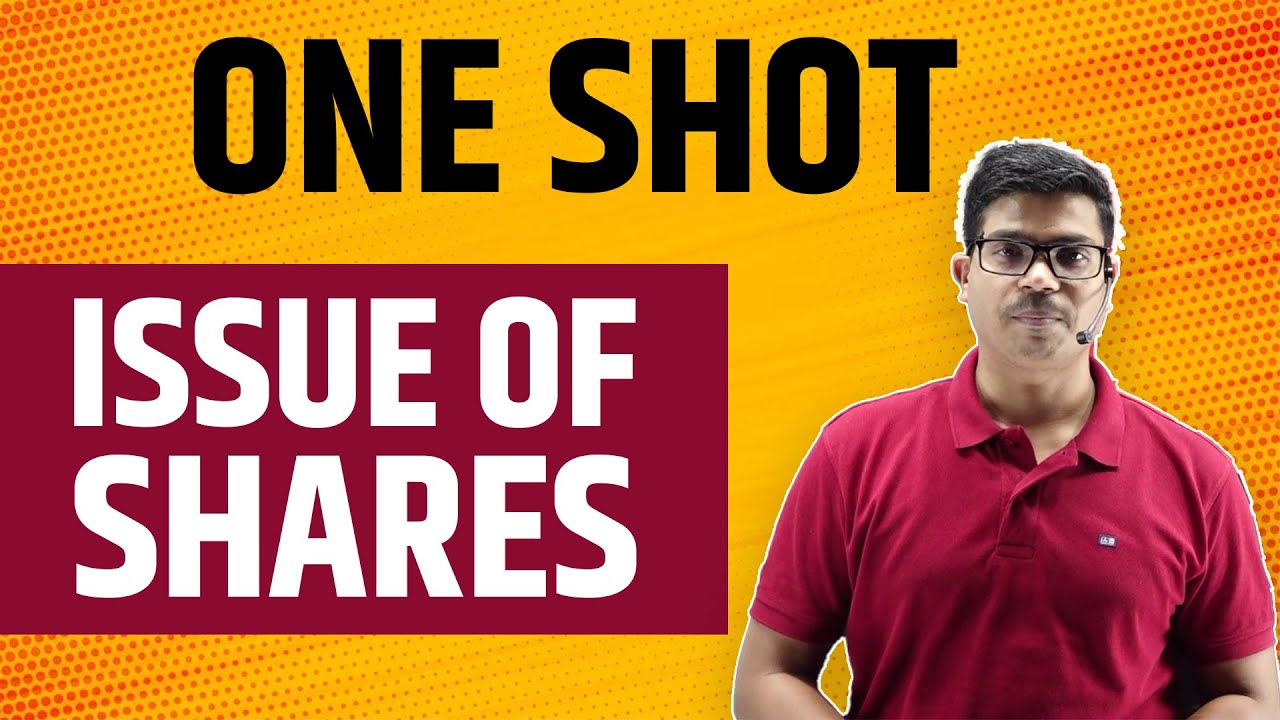 Issue of shares ONE SHOT | Concept & Questions. Class 12 Accounts for Pre boards & Boards 2024 #cbse