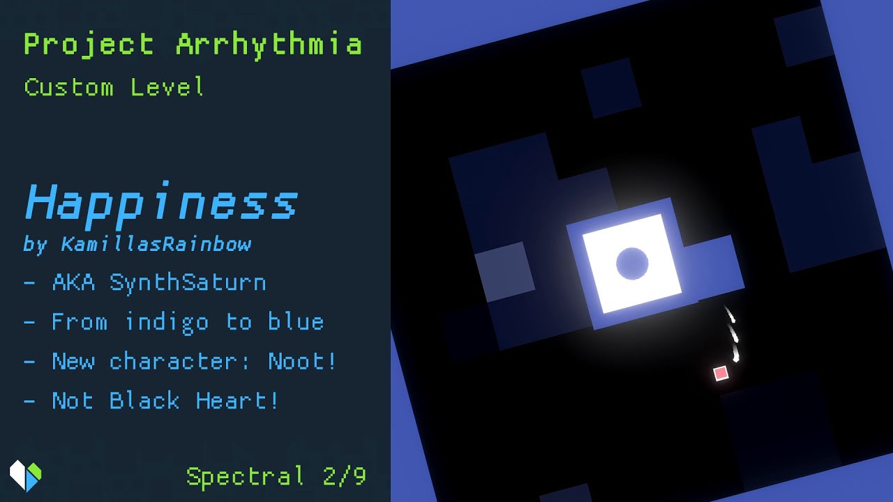 Happiness - KamillasRainbow (AKA SynthSaturn) | Project Arrhythmia Custom Level