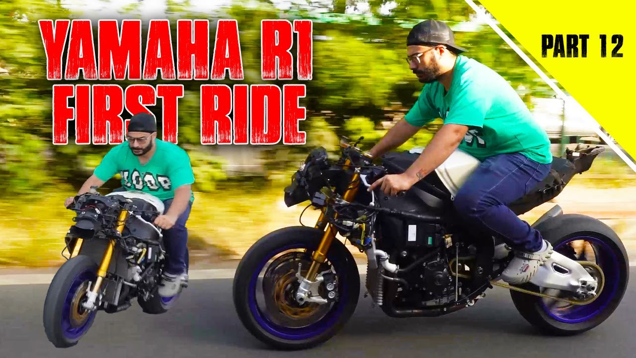 YAMAHA R1 FIRST RIDE AFTER REBUILD | ULTIMATE R1 BUILD | SIMRAN KING