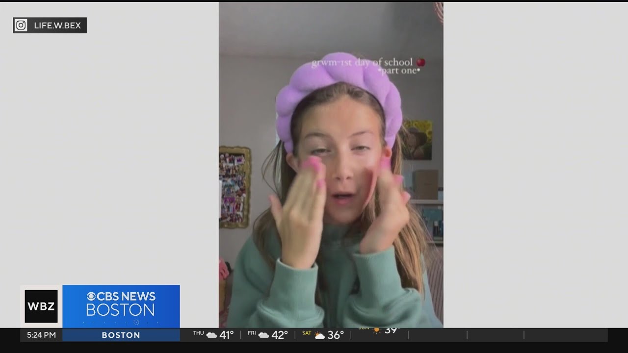 Parents warned skin care products targeting kids online could actually be damaging