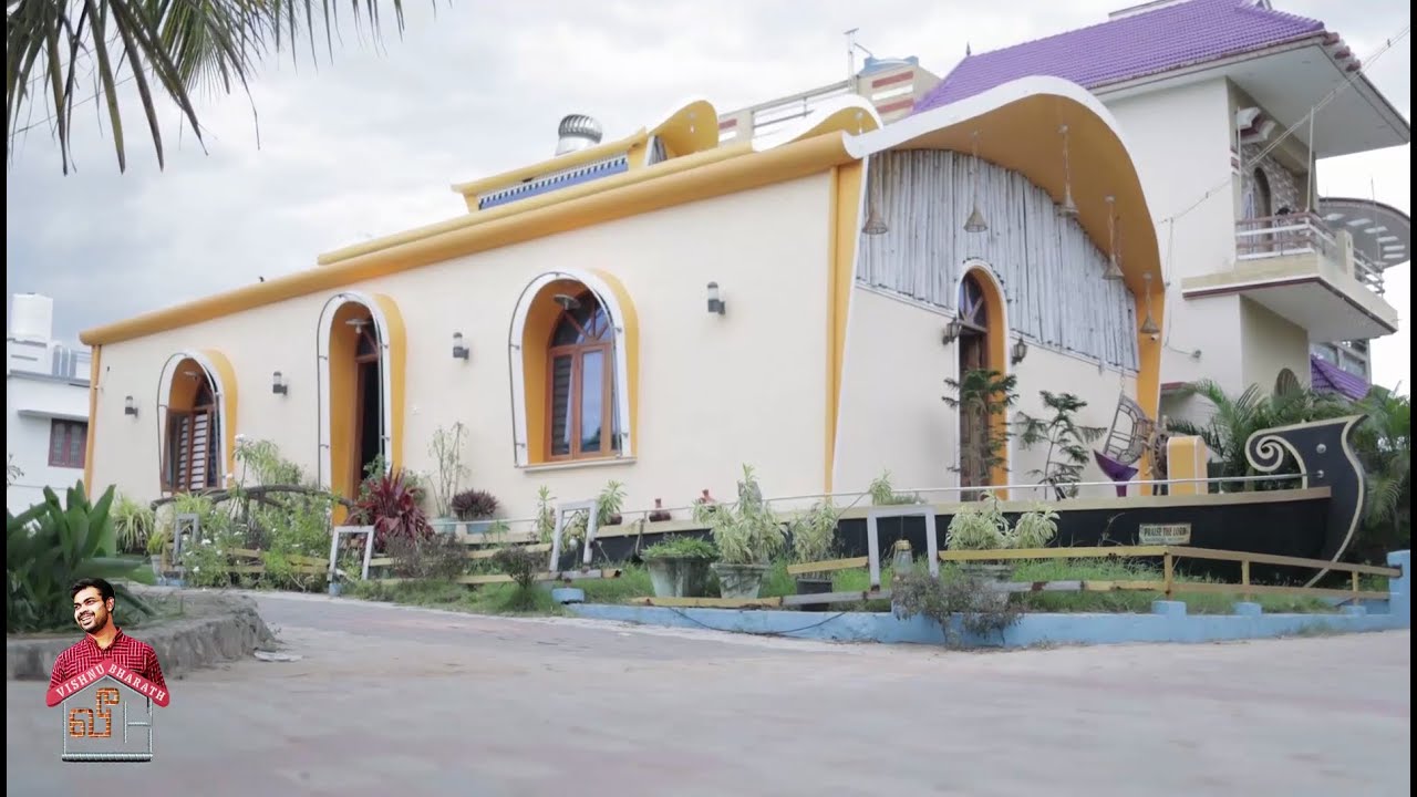 படகு வடிவில் ஒரு அழகான வீடு | VISHNUBHARATH VEEDU