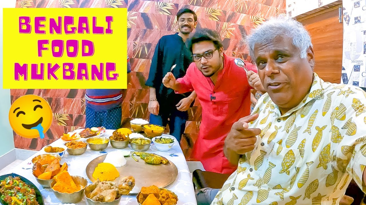 MUTTON RAJA IN 17 COURSE BENGALI NON-VEGETARIAN FEAST WITH @zerowattfilms  😱😋 #foodvlog #mukbang