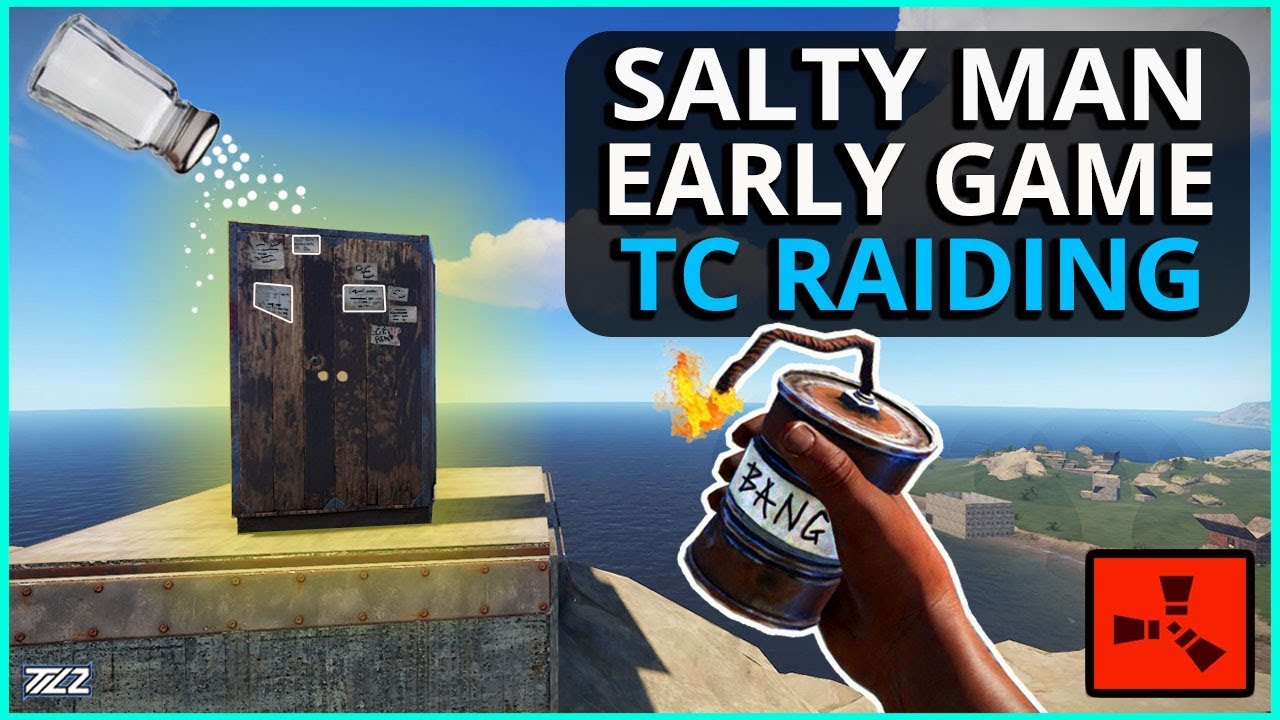 KID Gets SALTY When I EOKA RAID His TC! Rust Solo Survival Gameplay Part 1