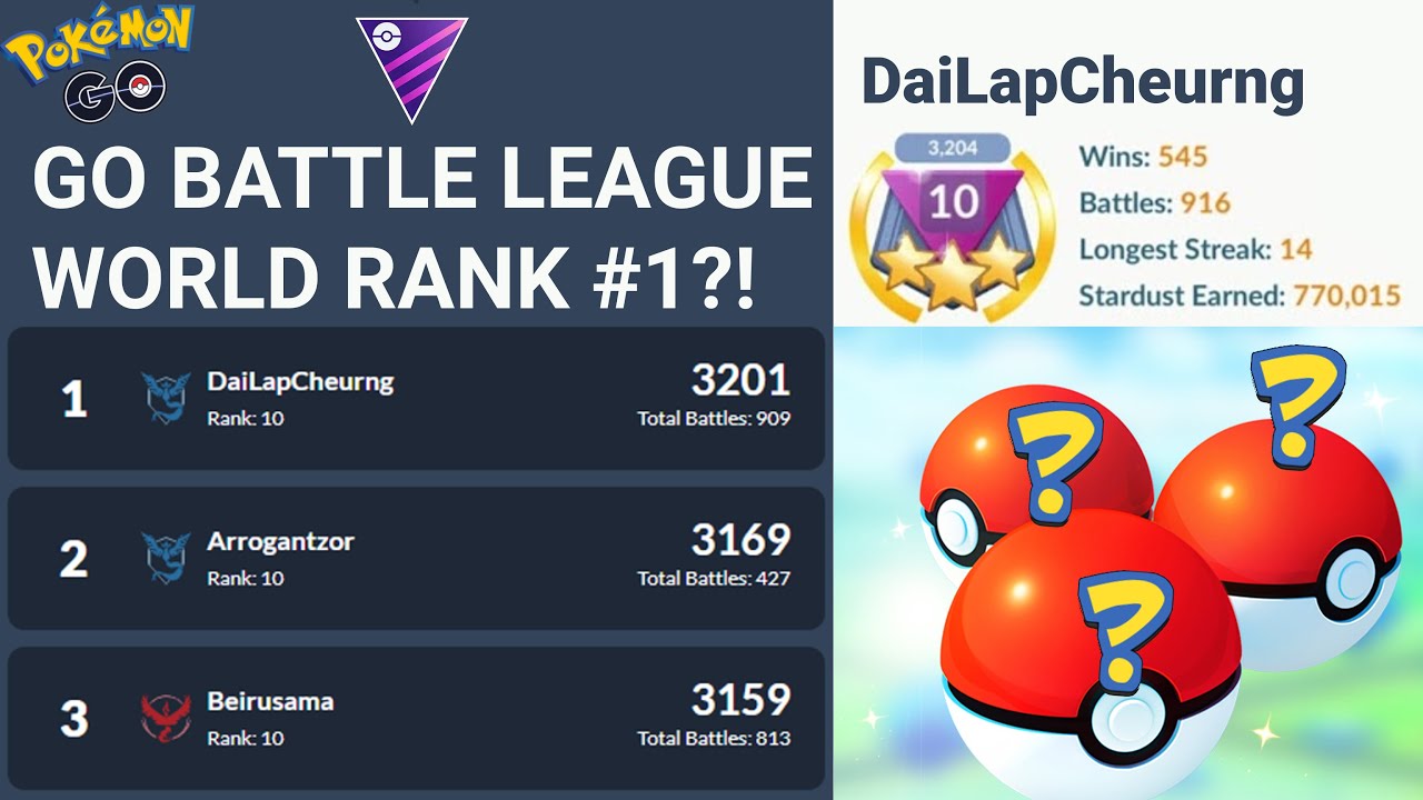 I GOT TO WORLD RANK #1 WITH THIS TEAM - Rank 10 Pokemon GO Battle League PvP