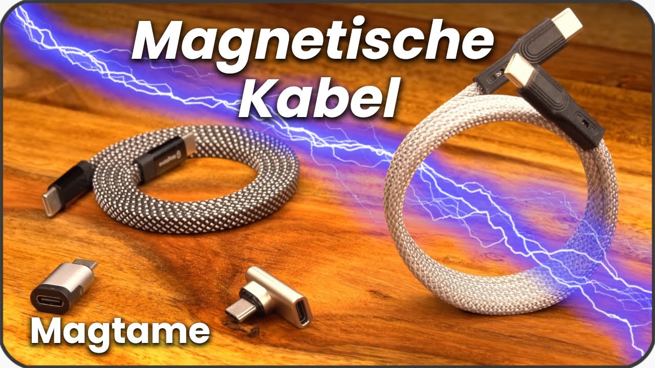 Magnetische USB C Kabel &ndash; Ladekabel, Datenkabel & Adapter von Magtame
