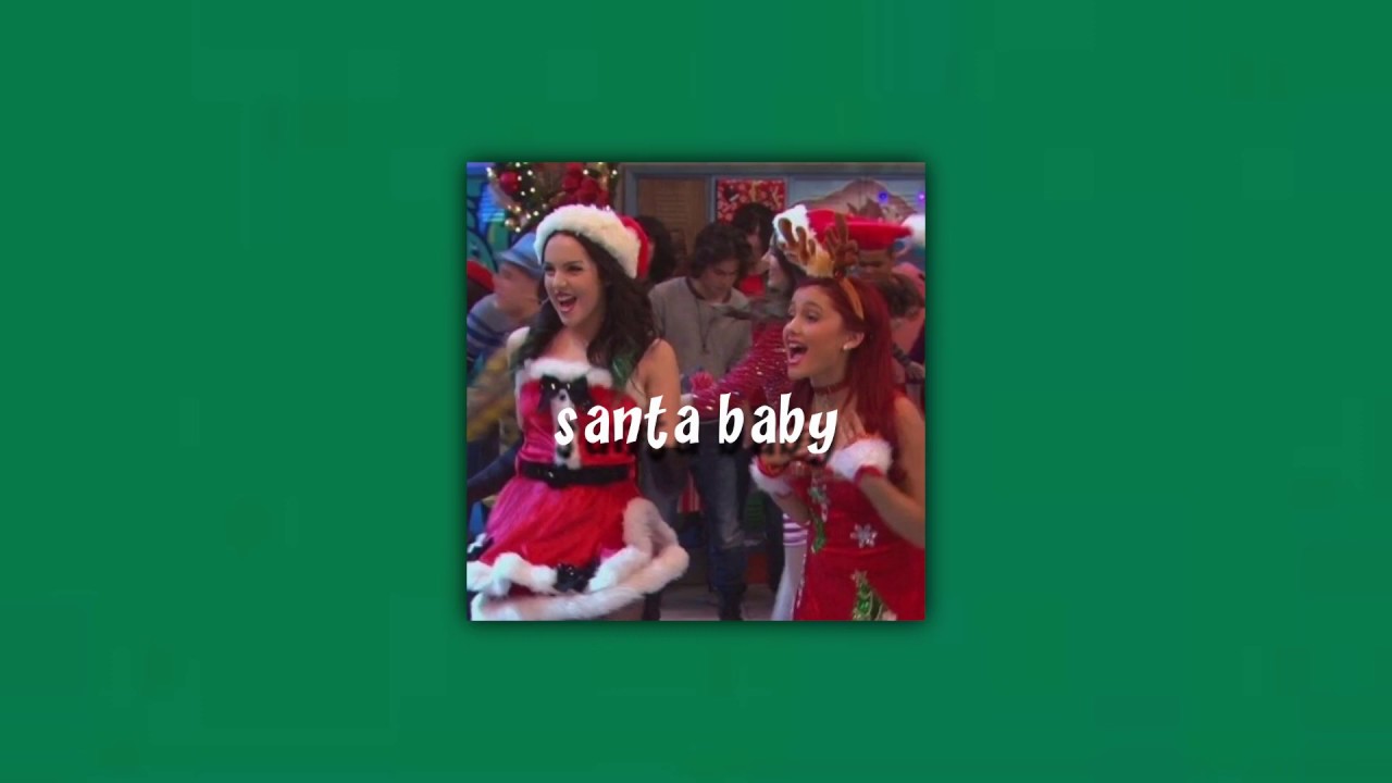 Ariana Grande ft. Liz Gillies - Santa Baby (slowed + reverb)