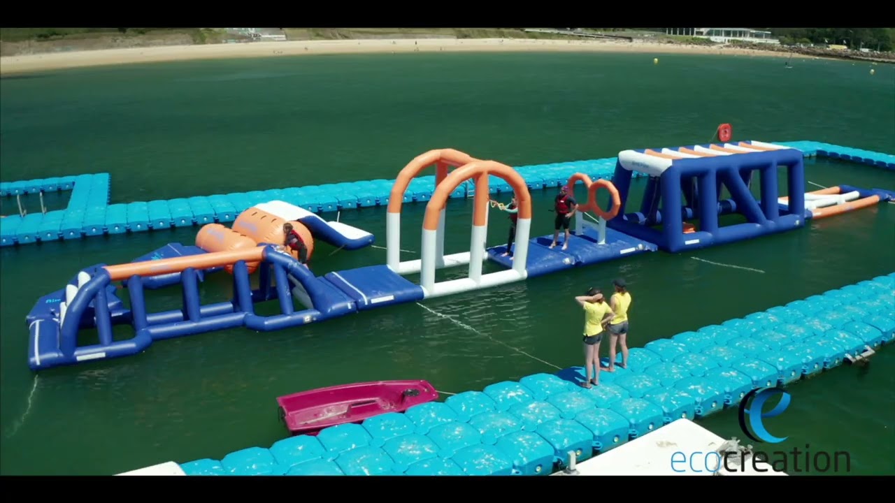 Parcours aquatiques gonflables BimB'Pulse 2022 | EcoCreation